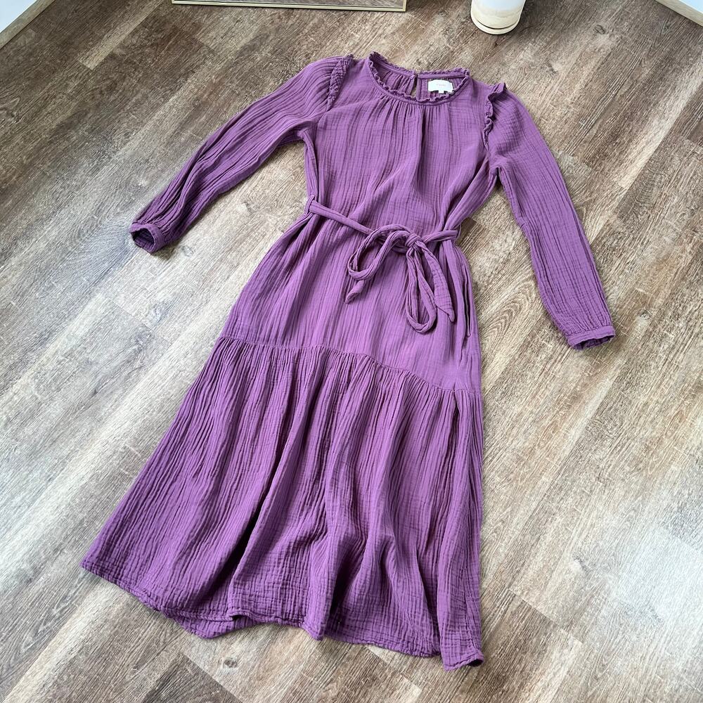 Xirena Cotton Gauze Mia Dress in Mauve - Picture 2 of 6